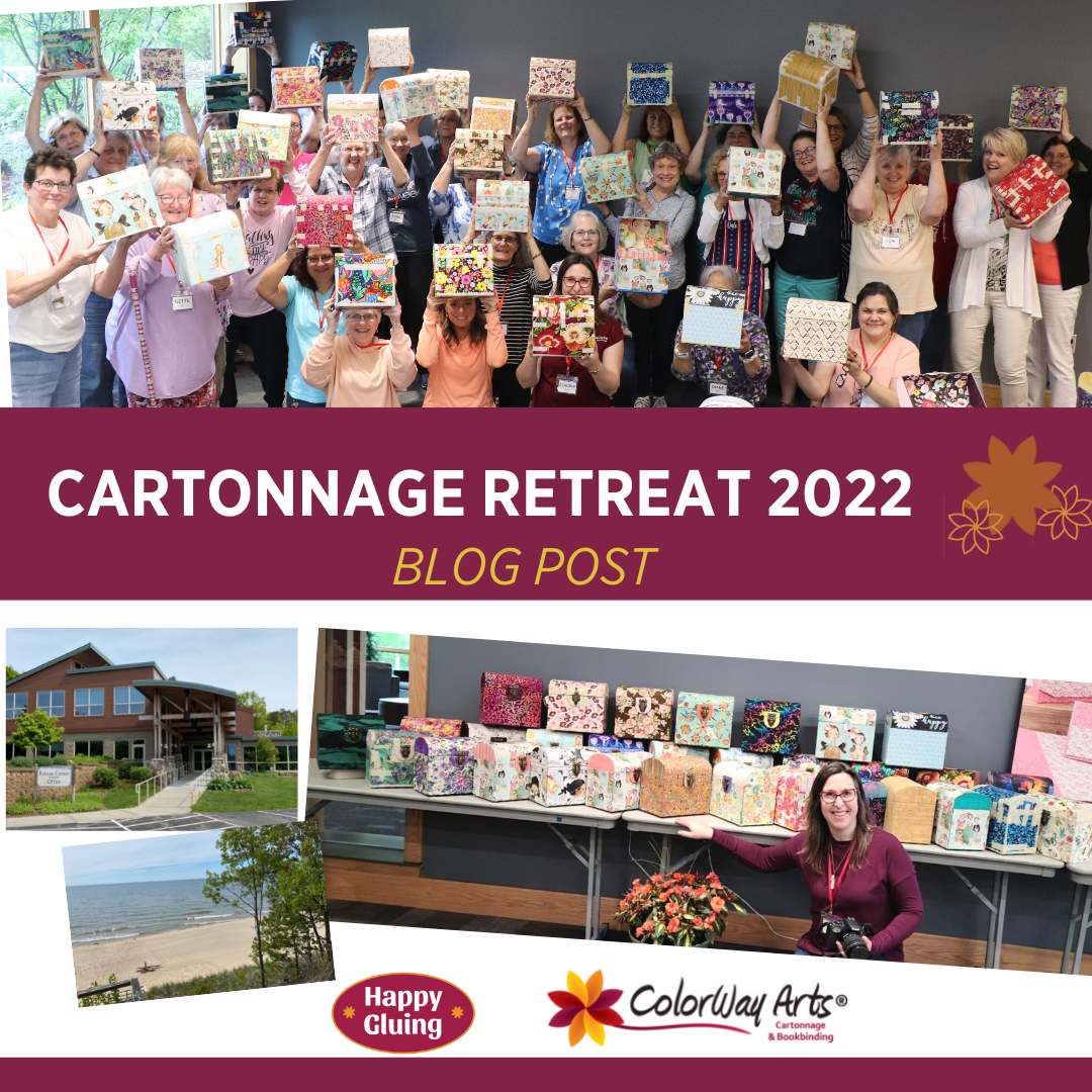 The JOY of our first in-person Cartonnage Retreat