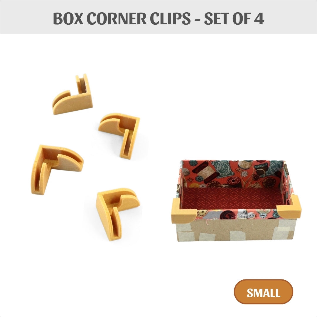 Box corner clips small (set of 4)