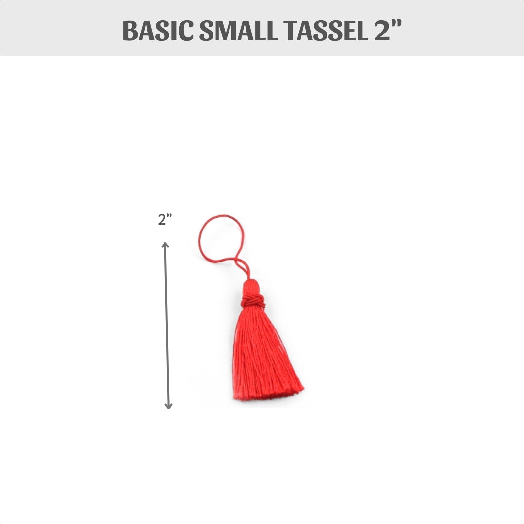 Tassel - basic small tassel - 2&quot; - pack of 2