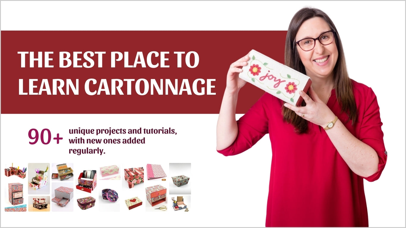 The best place to learn cartonnage and make unlimited handmade gifts has arrived - become a member