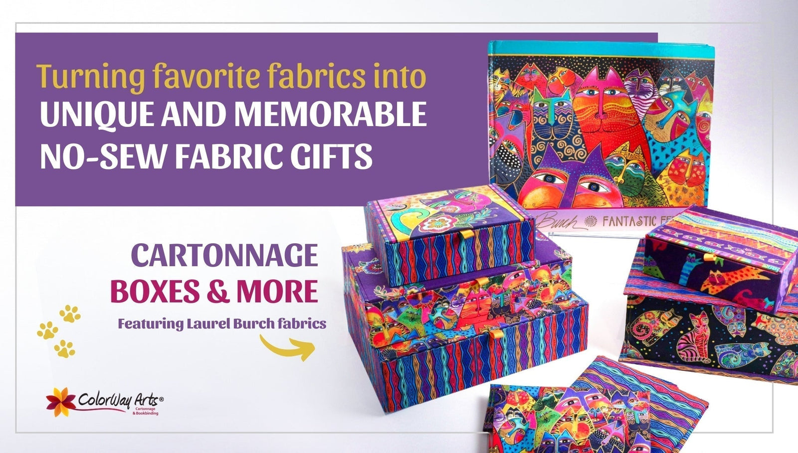 Cartonnage - The Art of turning beautiful fabrics into unique no-sew gifts