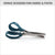 Fringe scissors for fabric and paper; shredder scissors