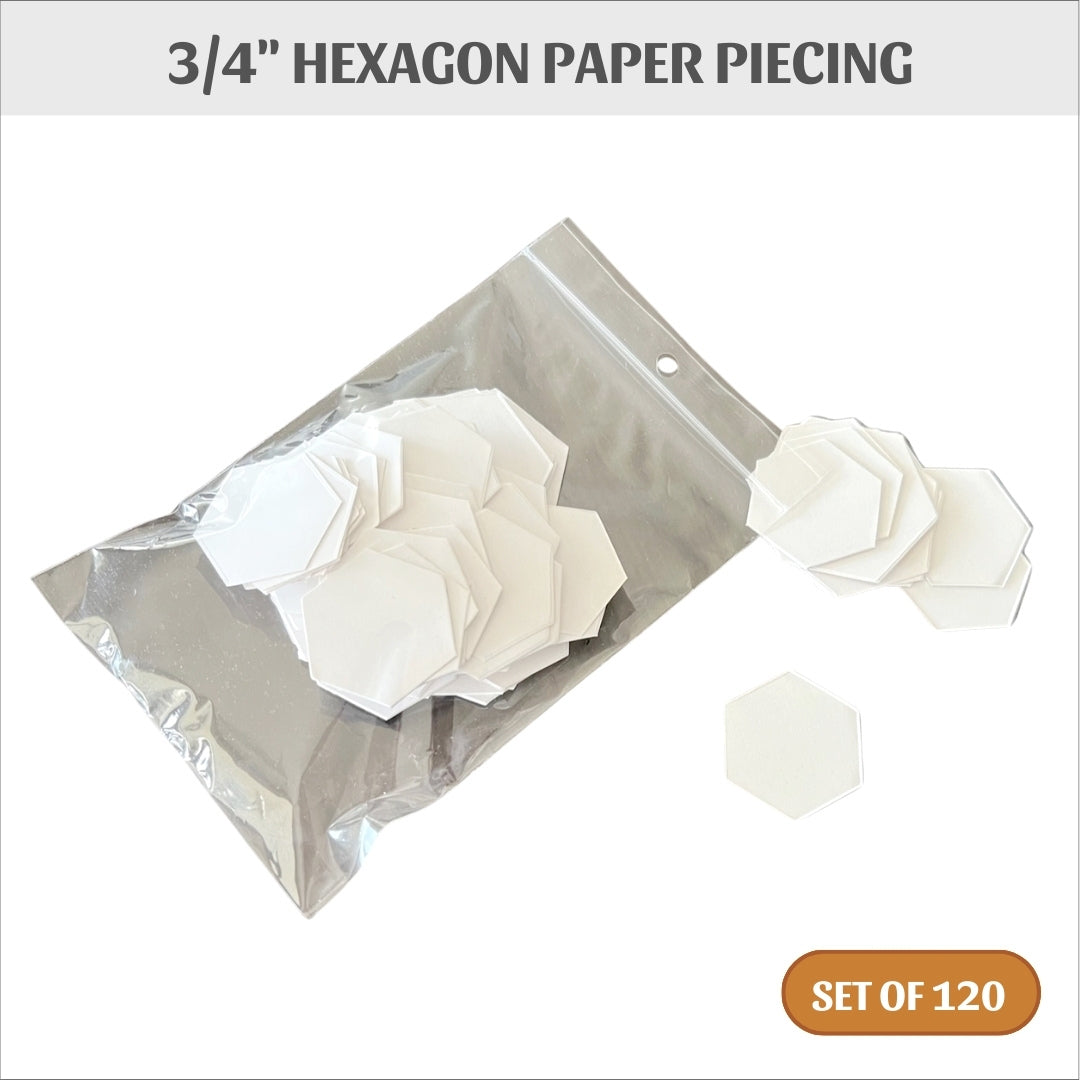 3/4&quot; Hexagon Paper Piecing - set of 120