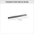 Straight Edge Metal Ruler, Stainless Steel - Ruler 6 Inch