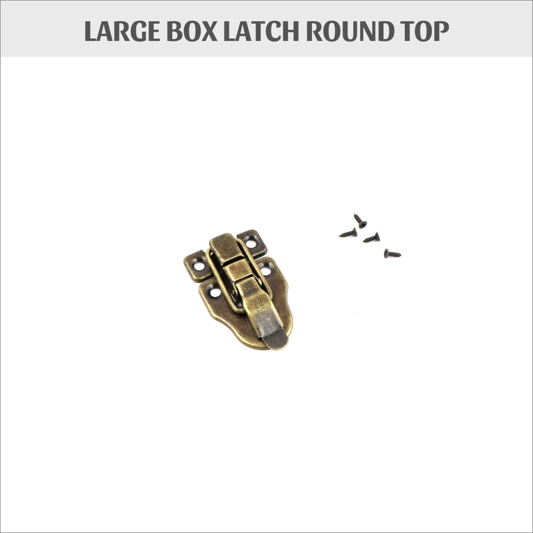 Large box latch round top, box clasp, buckle clasp, HD31b