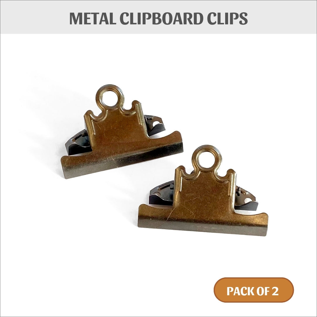 Metal Clipboard Clips, pack of 2