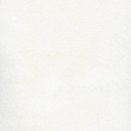 Fabric - White on White Tone on Tone - Half Yard