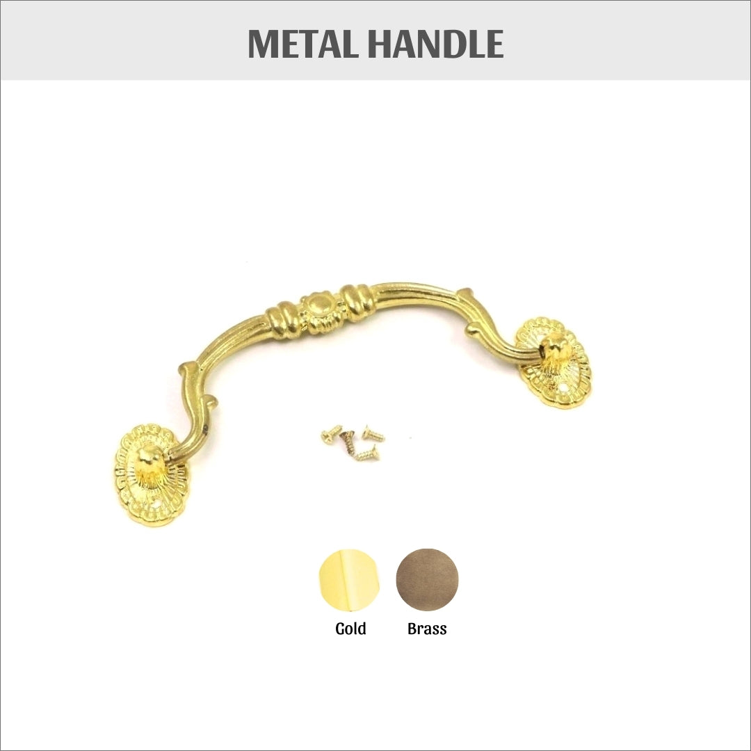 Metal handle gold, HD18