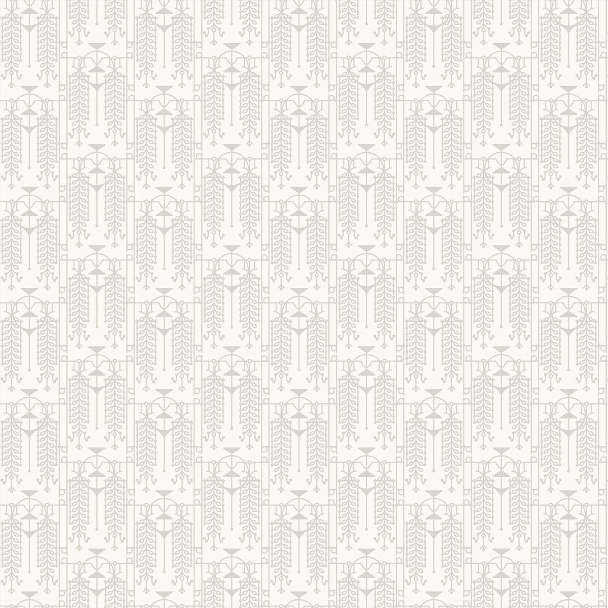Fabric - The House Beautiful Design A - Oyster Shell - Frank Lloyd Wright - Half Yard