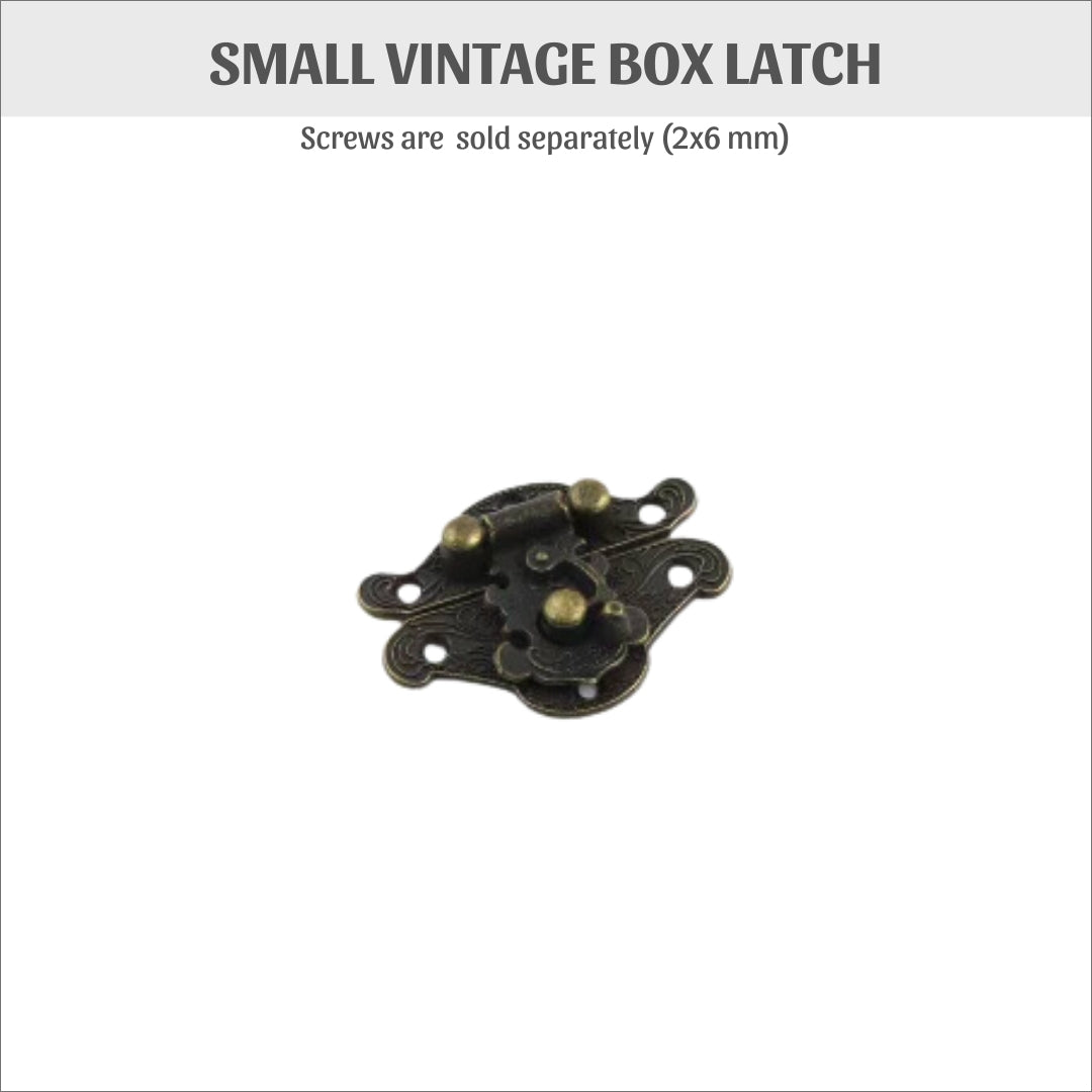 Small vintage box latch, box clasp, HD43