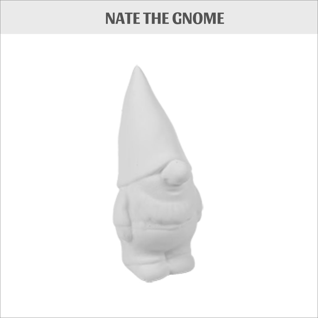 Ceramic Bisque - Nate the Gnome