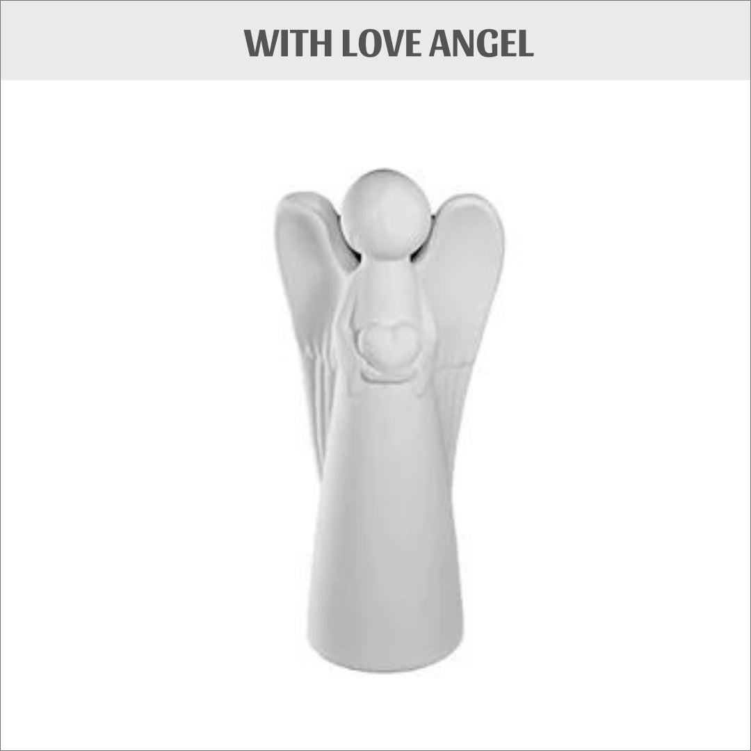 Ceramic Bisque - With Love Angel