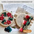 Floral Flourish Beginner Embroidery Kit - Light taupe fabric