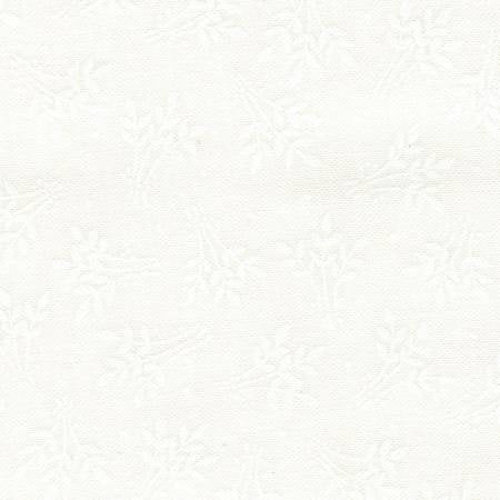 Fabric - White on White Tone on Tone - Half Yard