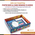 Fabric rectangular tissue box cover DIY kit, cartonnage kit 181, online instructions included