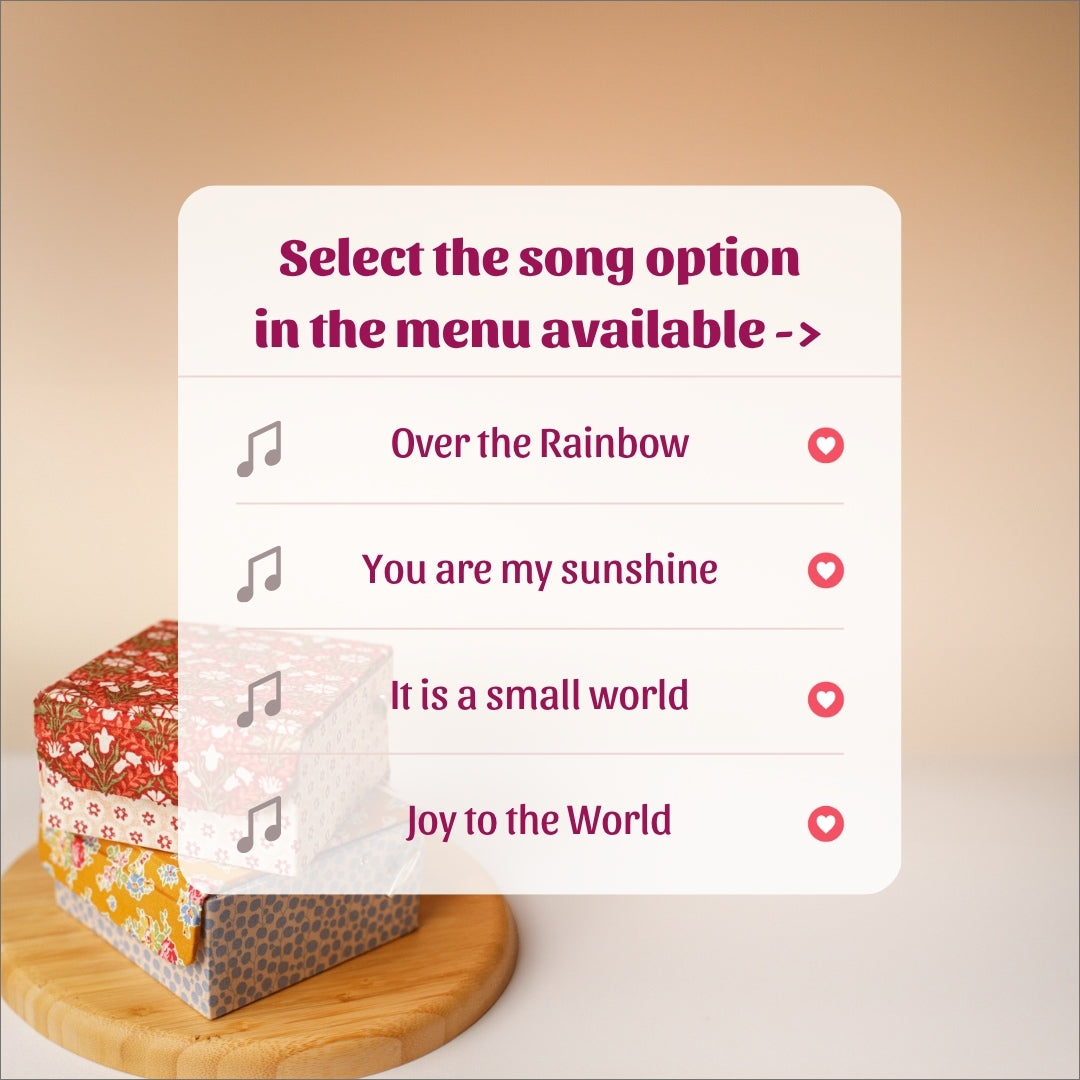 Fabric Music box DIY kit, cartonnage kit 241