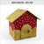 Fabric covered box house DIY kit, cartonnage kit 151, online instructions included