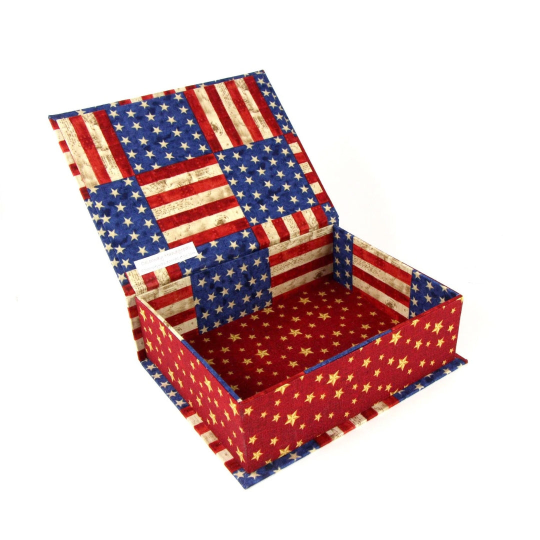 Fabric medium box DIY kit, cartonnage kit 131