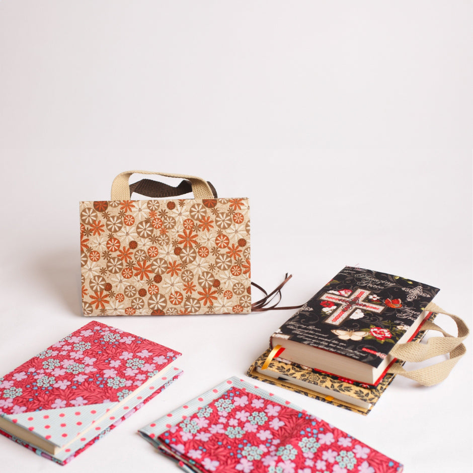 Making No-sew Fabric Book Covers - online course