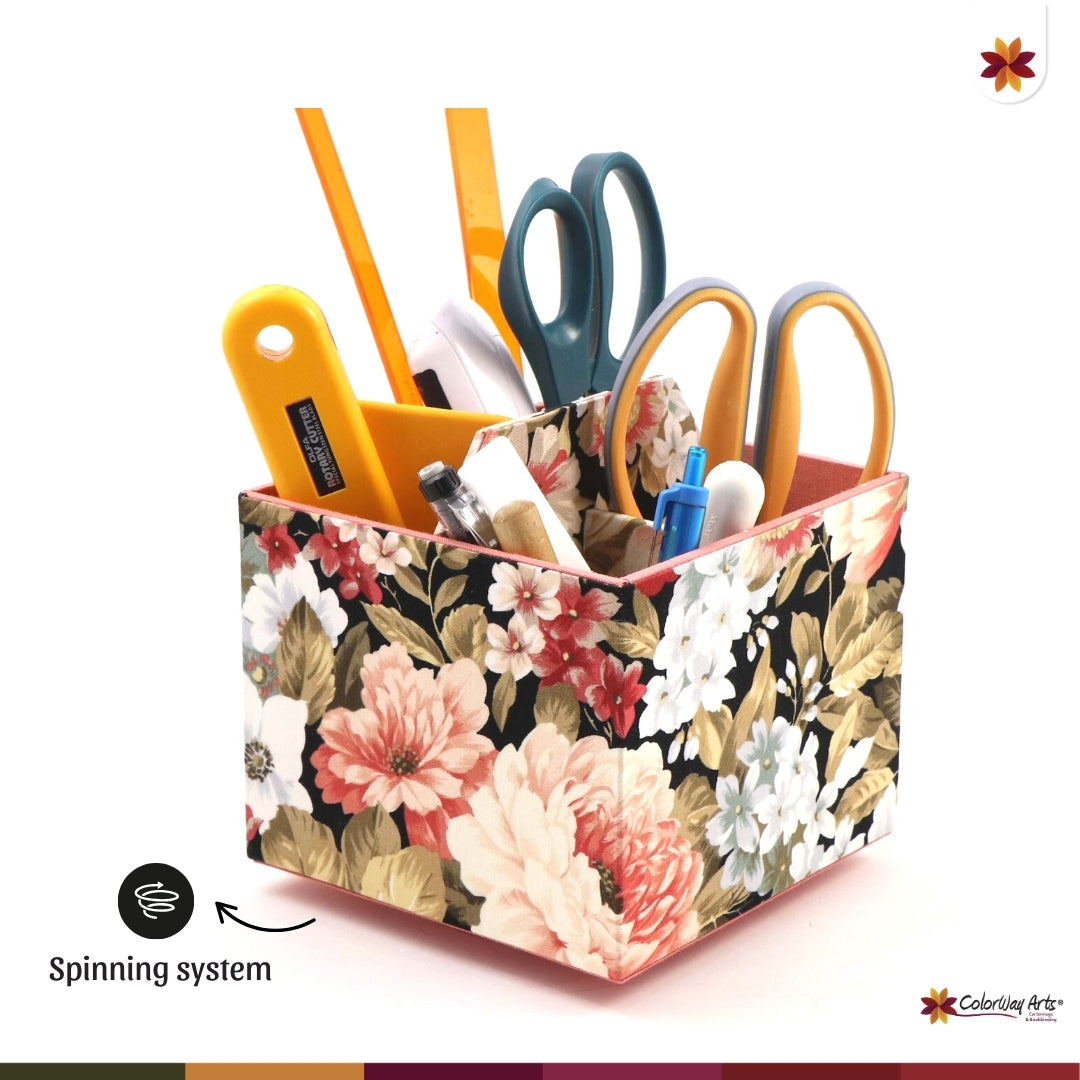 Fabric Spinning Box - Cartonnage Class