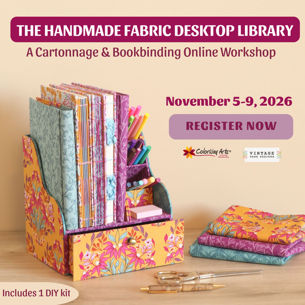 The Handmade Fabric Desktop Library Workshop - Colorway Arts