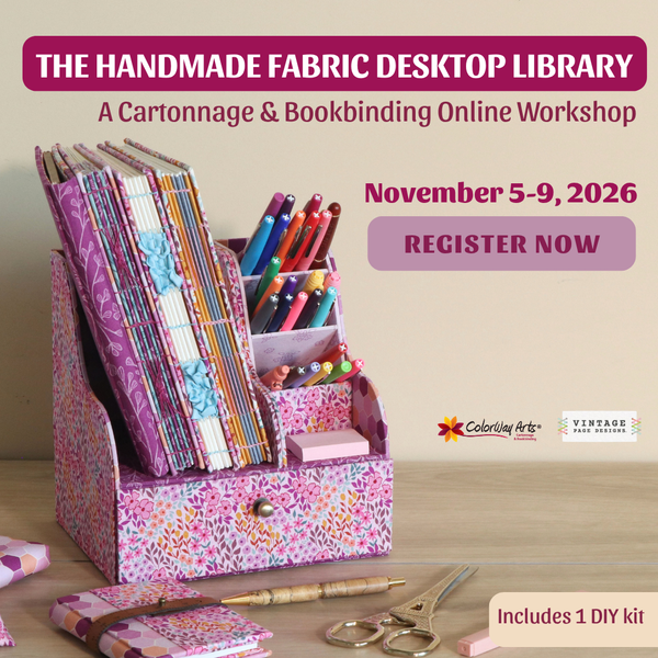 The Handmade Fabric Desktop Library Workshop - Colorway Arts