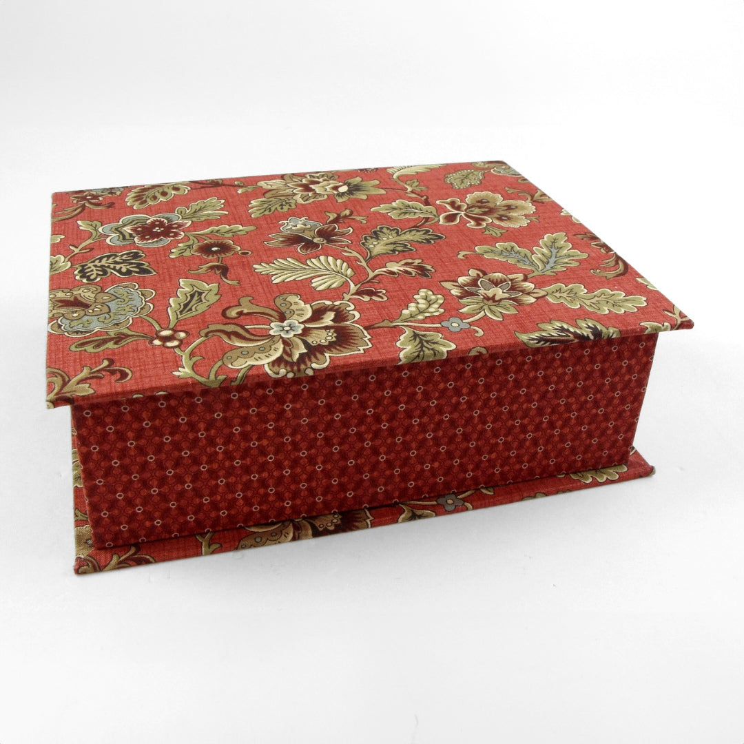 Fabric medium box DIY kit, cartonnage kit 131