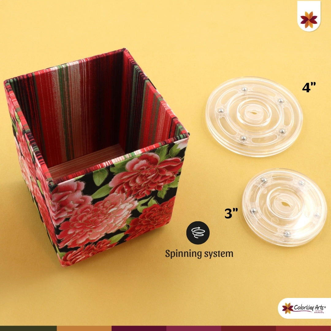 Fabric Spinning Box - Cartonnage Class