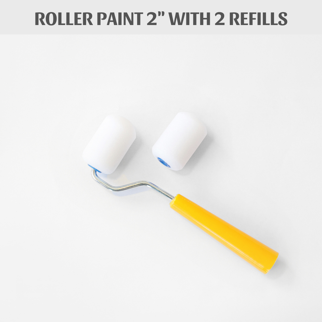 Roller paint 2" with 2 refills