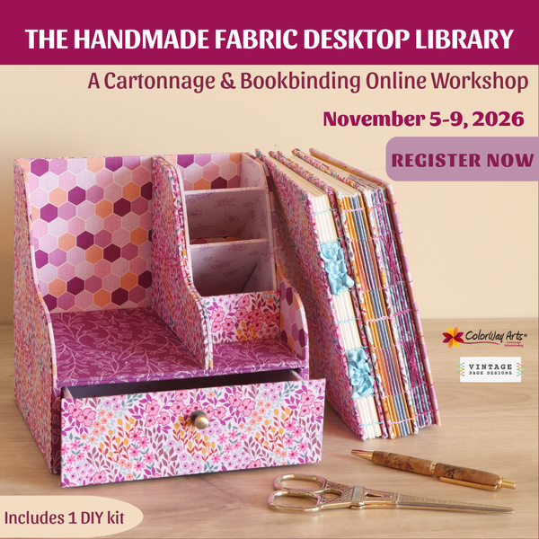 The Handmade Fabric Desktop Library Workshop - Colorway Arts