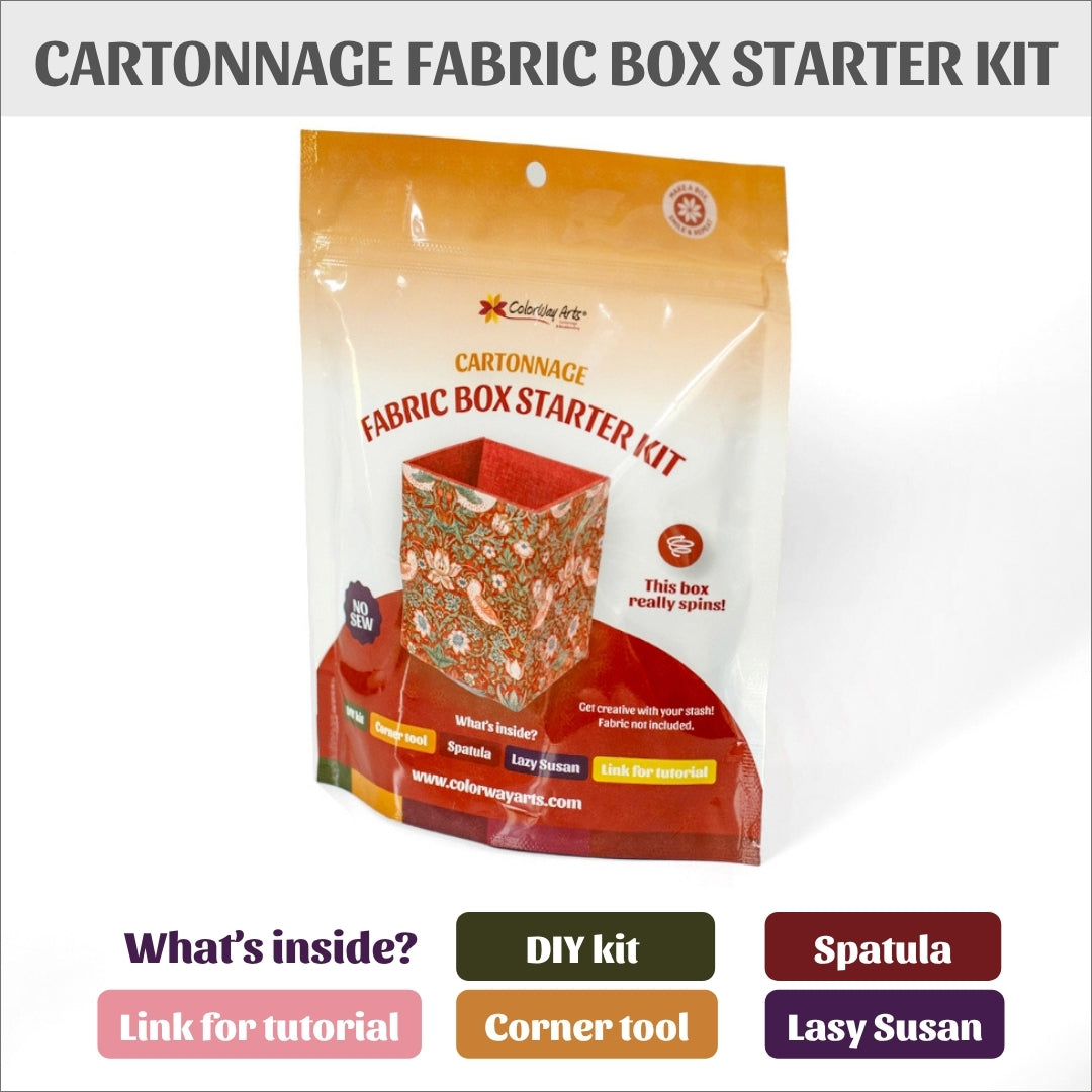 Cartonnage Fabric box Starter kit