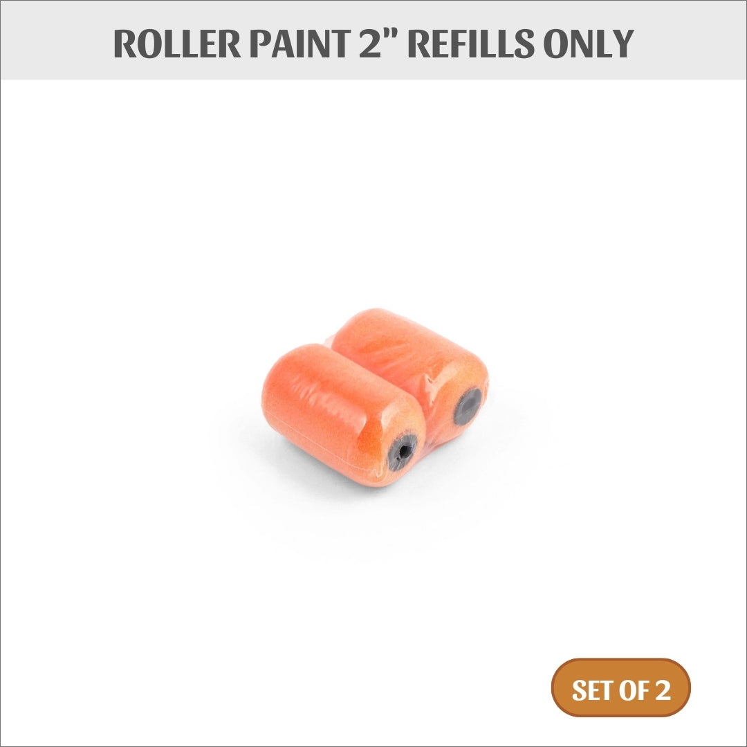 Roller paint 2&quot; - Refills only - set of 2