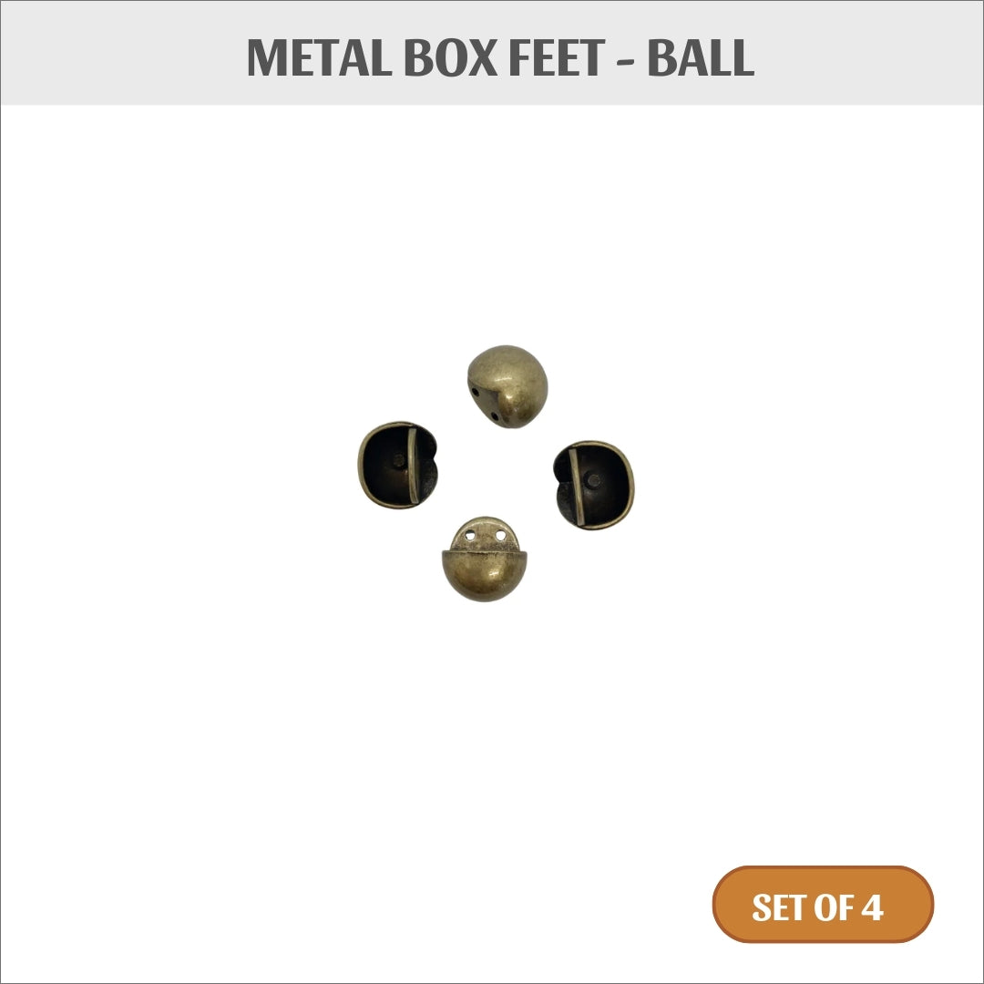 Metal Box Feet (set of 4) - Ball - HD51