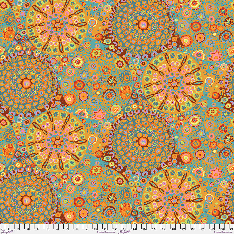 Fabric - Millefiore - Orange - Kaffe Fassett for the Kaffe Fassett Collective - Half Yard