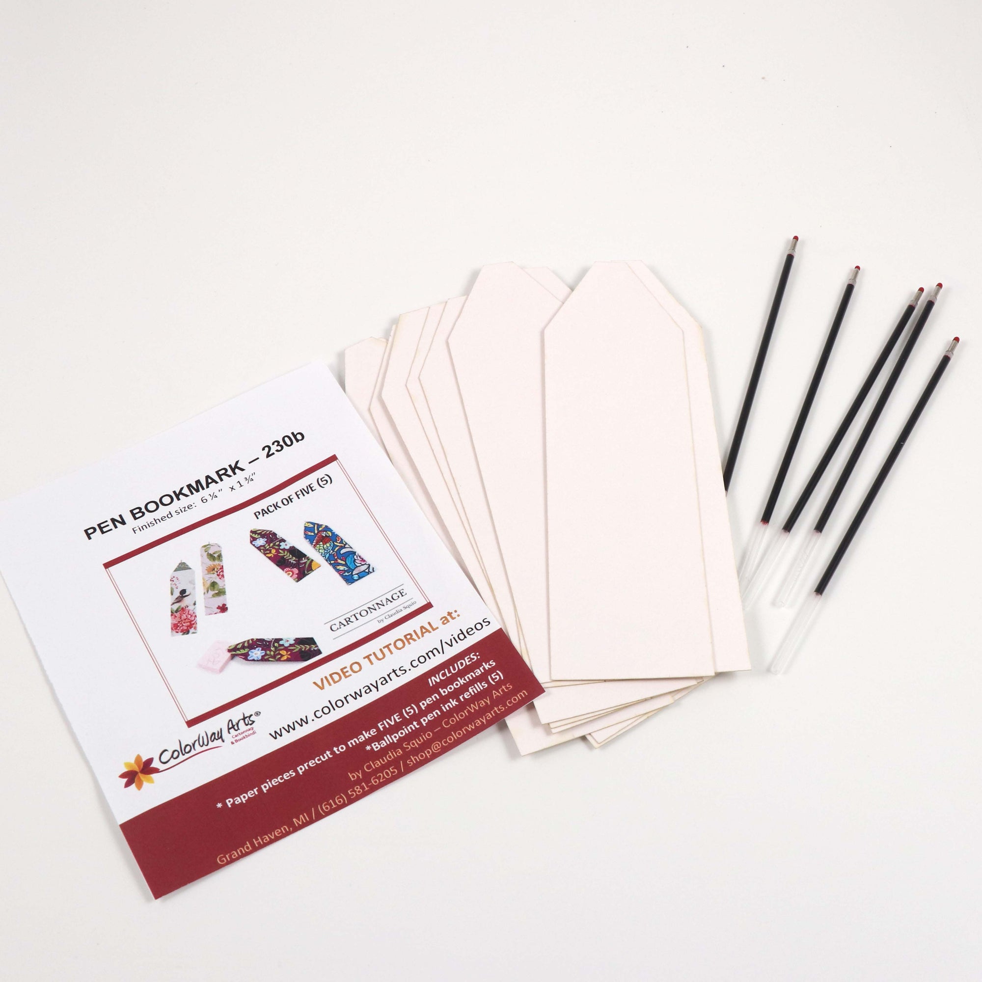 Pen bookmark kit - Colorway Arts