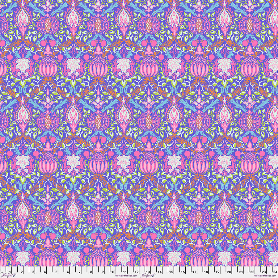 Fabric - Granada - Purple - Kaffe x Morris & Co. - Half Yard