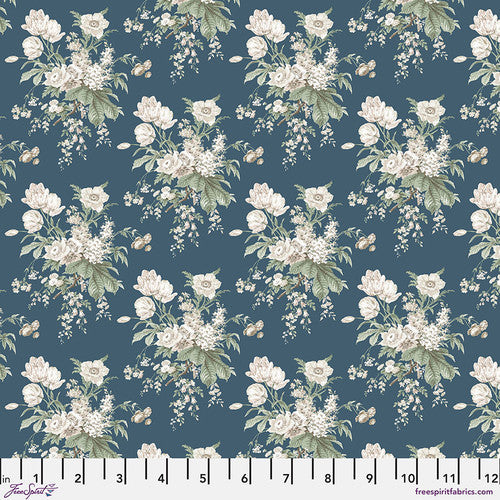 Fabric - Tournier - Navy - Southwold Blue Collection - Half Yard