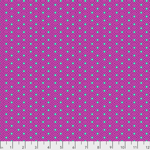 Fabric - Hexy - Thistle - Tula&#39;s True Colors- Tula Pink - Half Yard