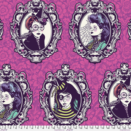 Fabric - Coven - Oleander - Nightshade (Déjà Vu) - Tula Pink