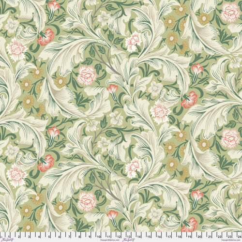 Fabric - Leicester - Olive - Leicester - William Morris - Half Yard