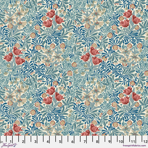 Fabric - Bower - Indigo - Emery Walker - William Morris - Half Yard