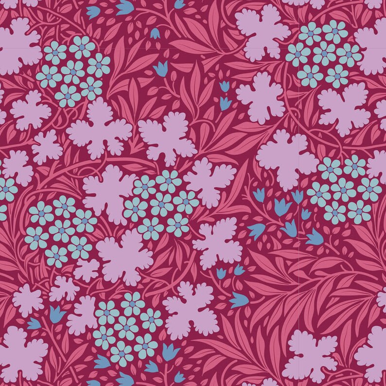 Fabric - Tilda Hibernation - Autumnbloom Old Rose - Half Yard