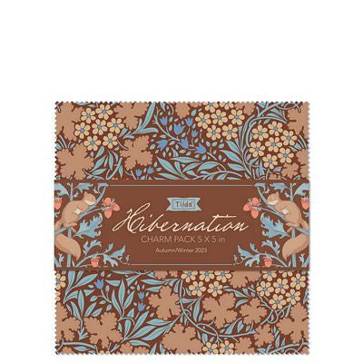 Fabric - Tilda Hibernation Charm Pack 5in Squares 40pcs