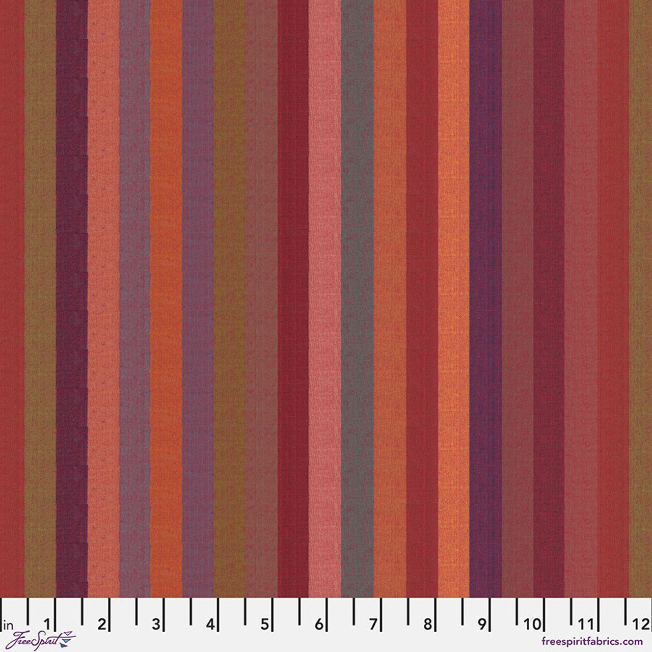 Fabric - Broad Stripe - Red - Kaffe Fassett - Half Yard