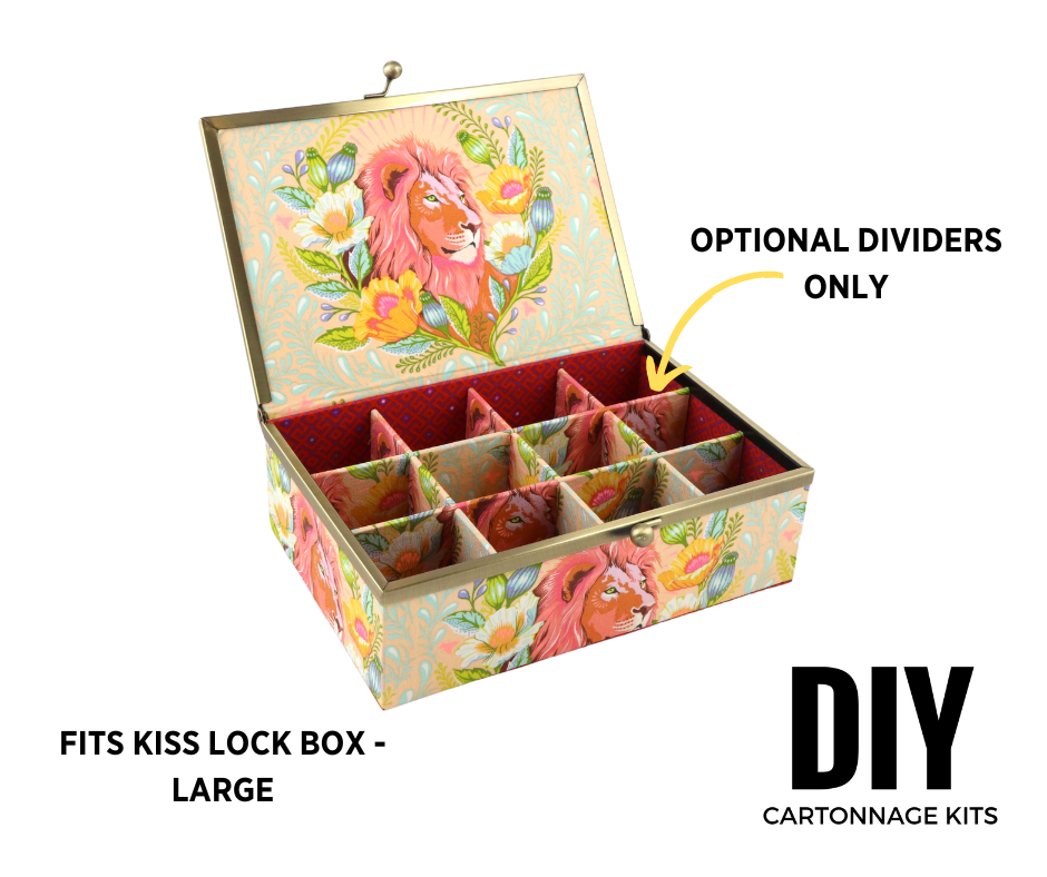 Dividers only, add-on for Kiss lock box Large DIY kit