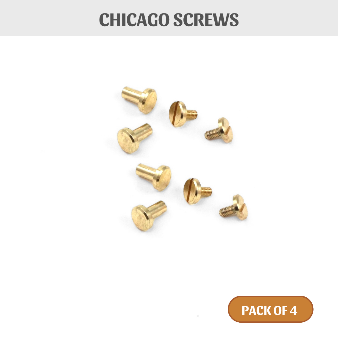 Chicago screws (set of 4)