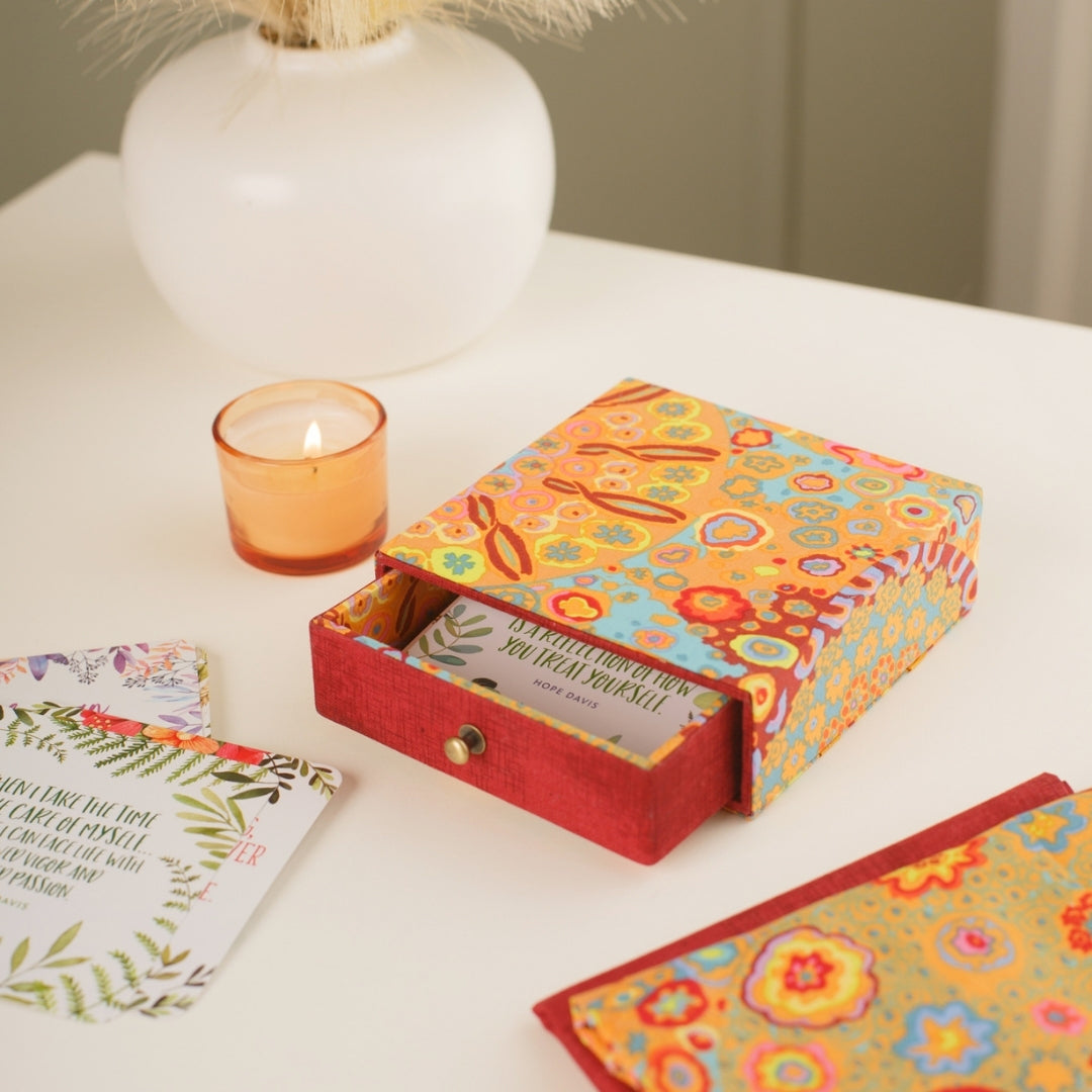 Mini Fabric Drawer DIY kit, cartonnage kit 248