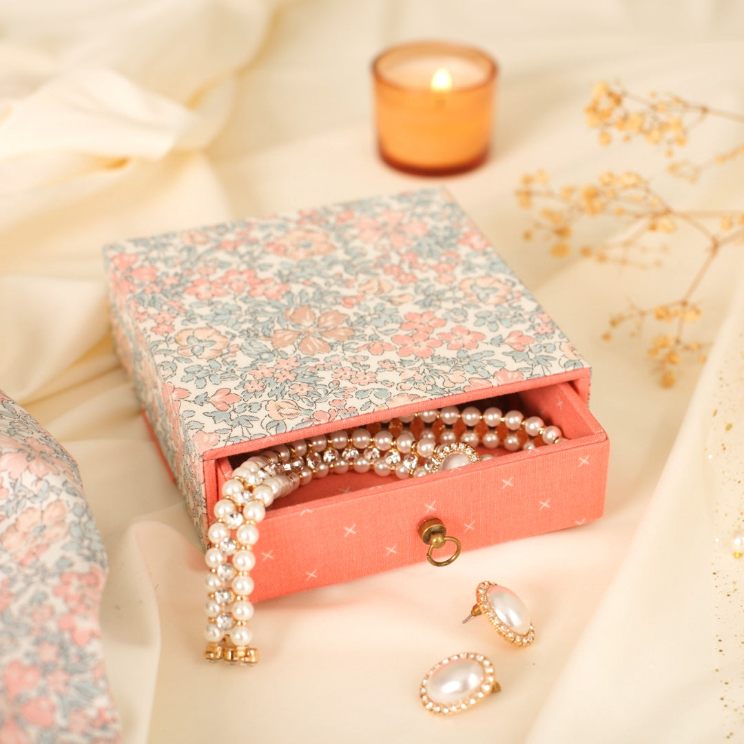 Mini Fabric Drawer DIY kit, cartonnage kit 248