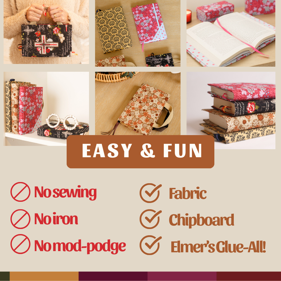 Webinar - Making No-sew Fabric Book Covers