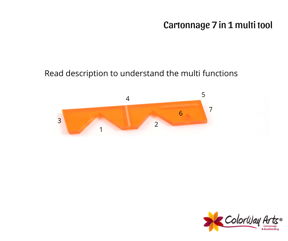 Cartonnage 7 in 1 multi function tool